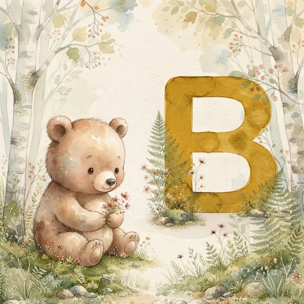 Letter B illustration