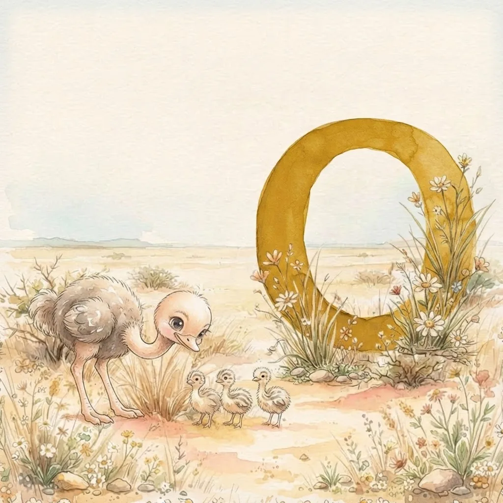 Letter O illustration
